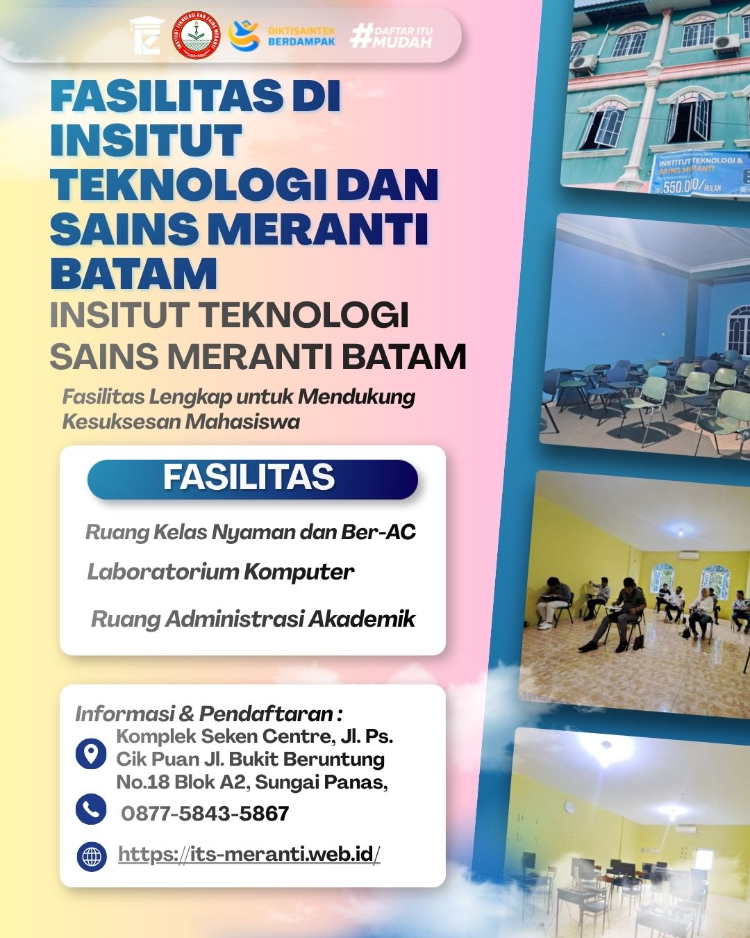 Fasilitas Di Insitut Teknologi Dan Sains Meranti Batam