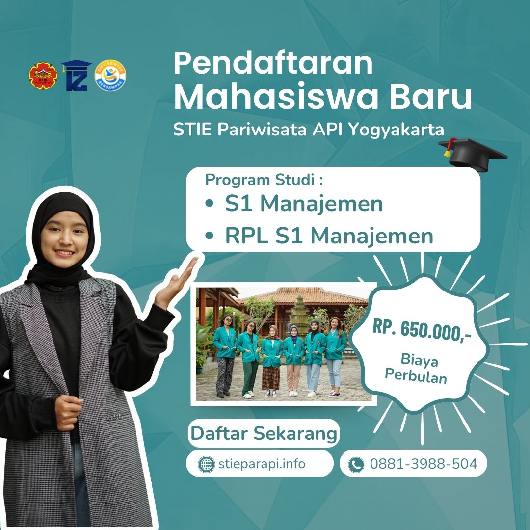 Ingin Kuliah di Yogyakarta Sambil Bekerja, Kuliah Karyawan K2 STIE Pariwisata API Yogyakarta