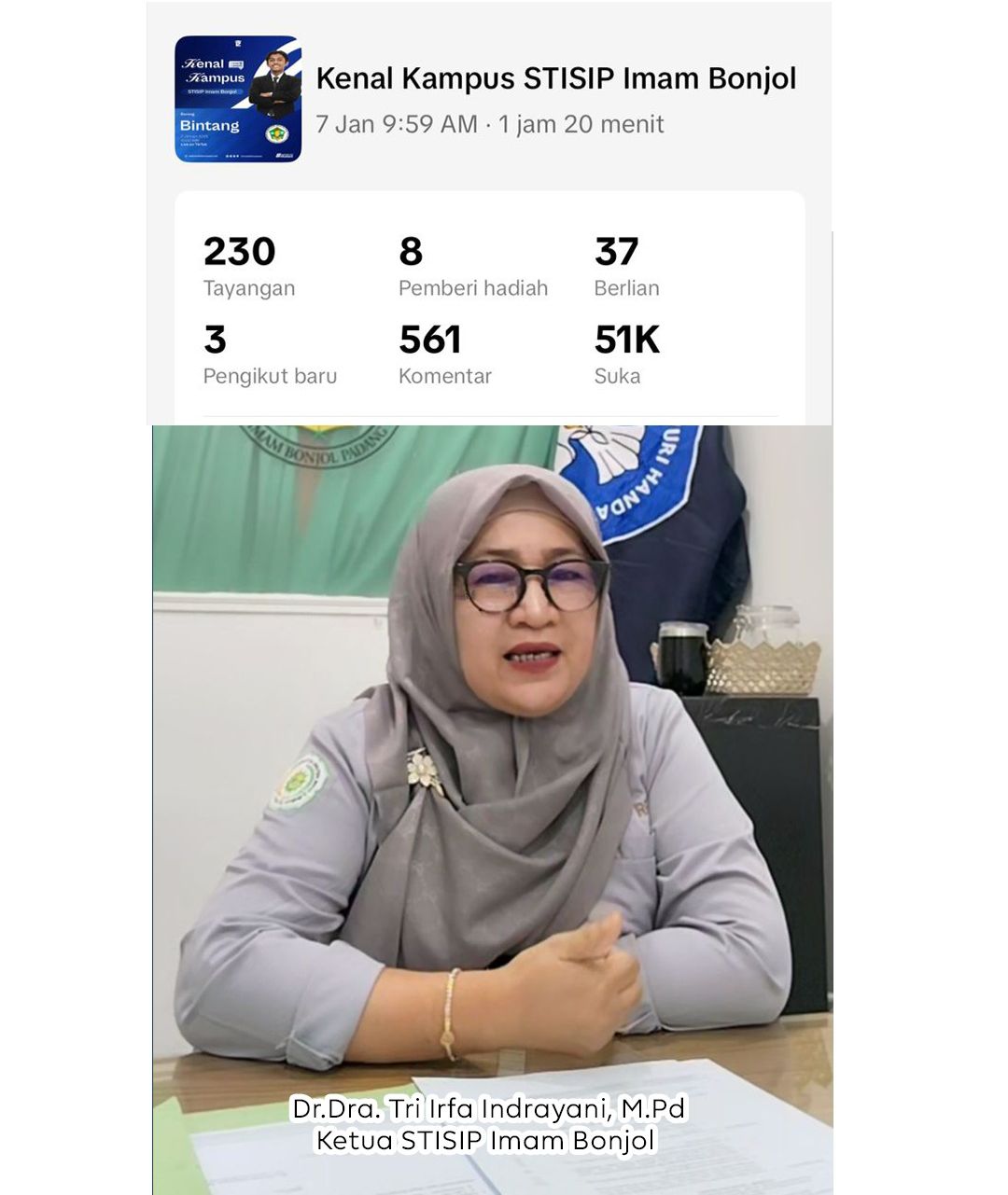 Kenal Kampus STISIP Imam Bonjol Padang