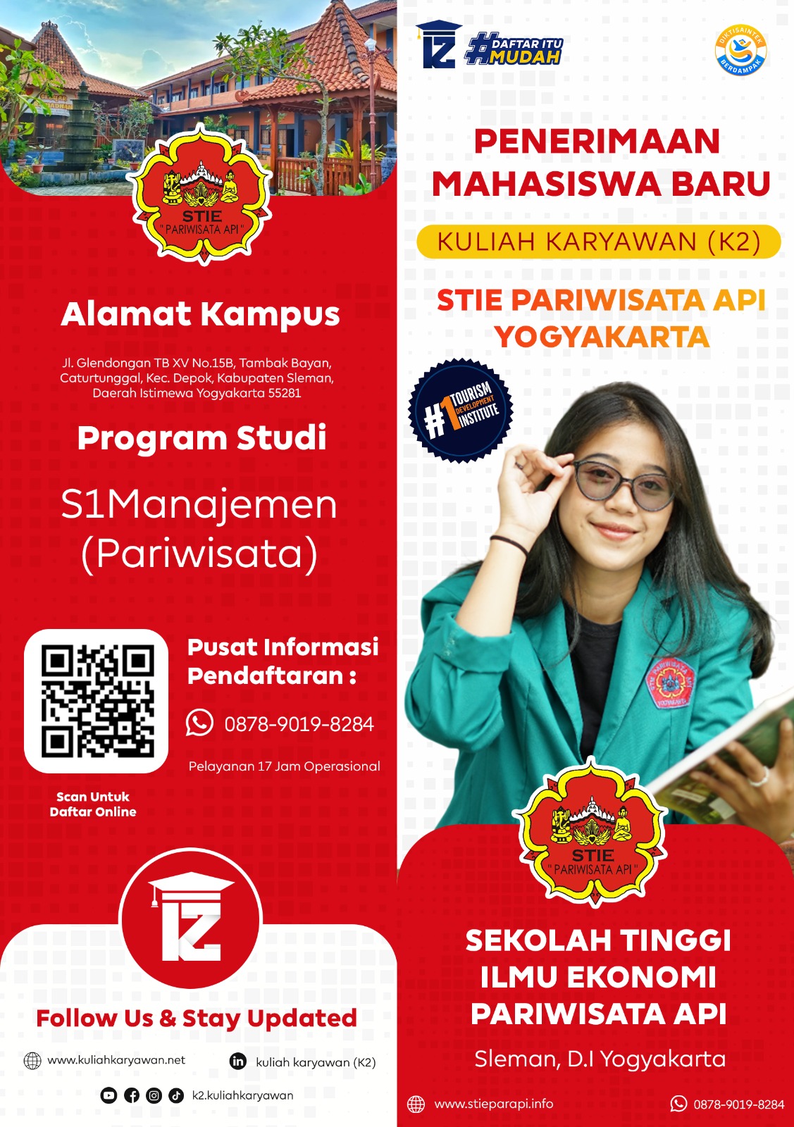 Rekomendasi Kampus S1 Manajemen Terbaik di Jogja, Ada STIE Pariwisata API Yogyakarta