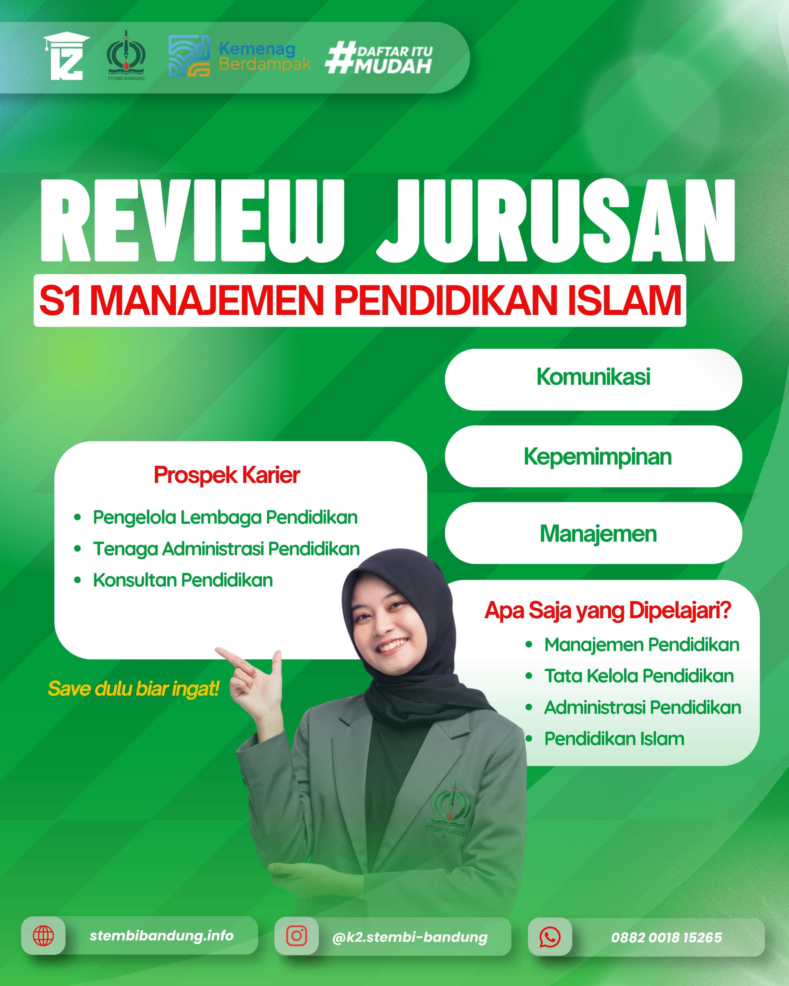 Review Jurusan Manajemen Pendidikan Islam di STEMBI Bandung
