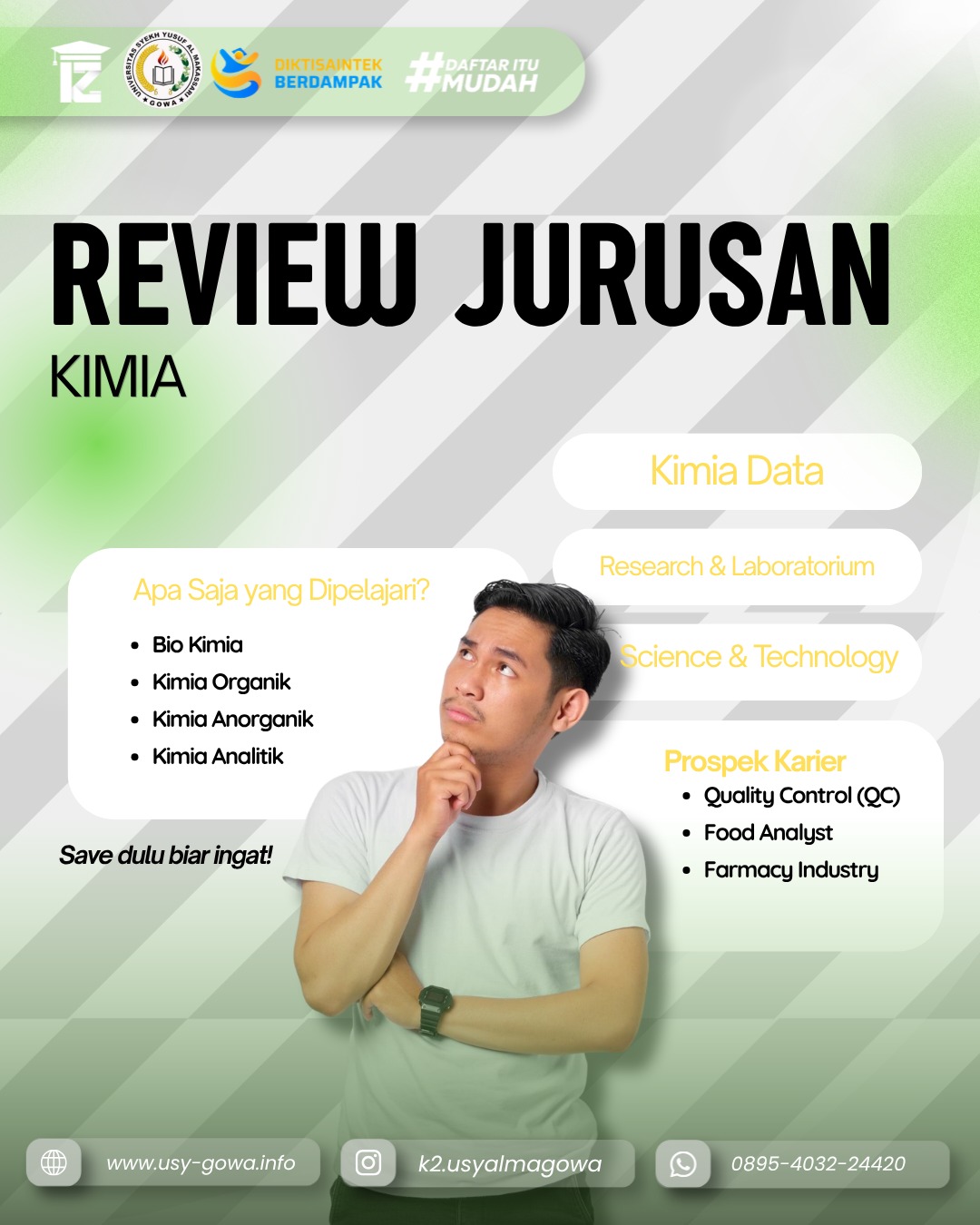 Review Jurusan S1 Kimia Universitas Syekh Yusuf Al Makassari