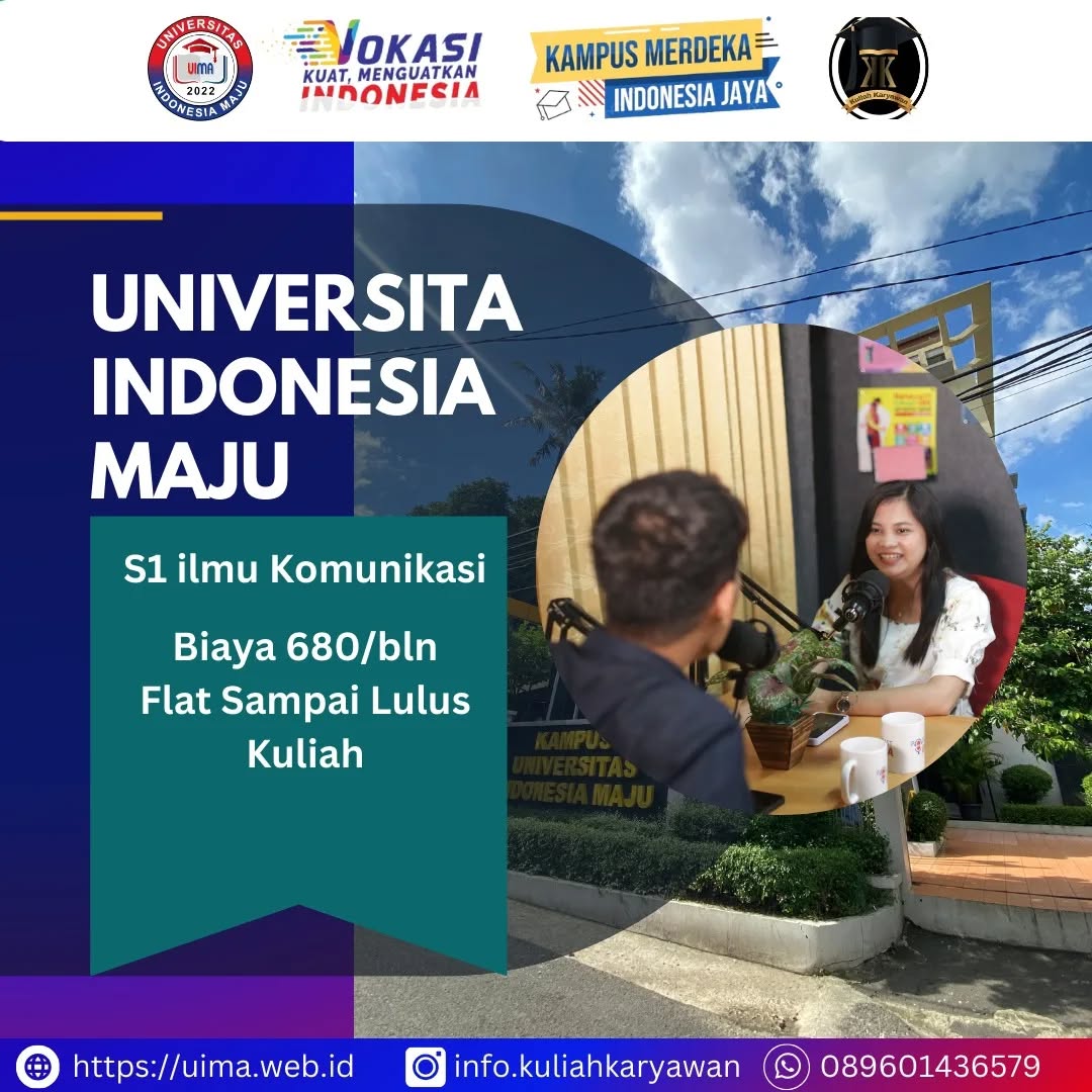 Biaya Kuliah S1 Ilmu Komunikasi Di UIMA