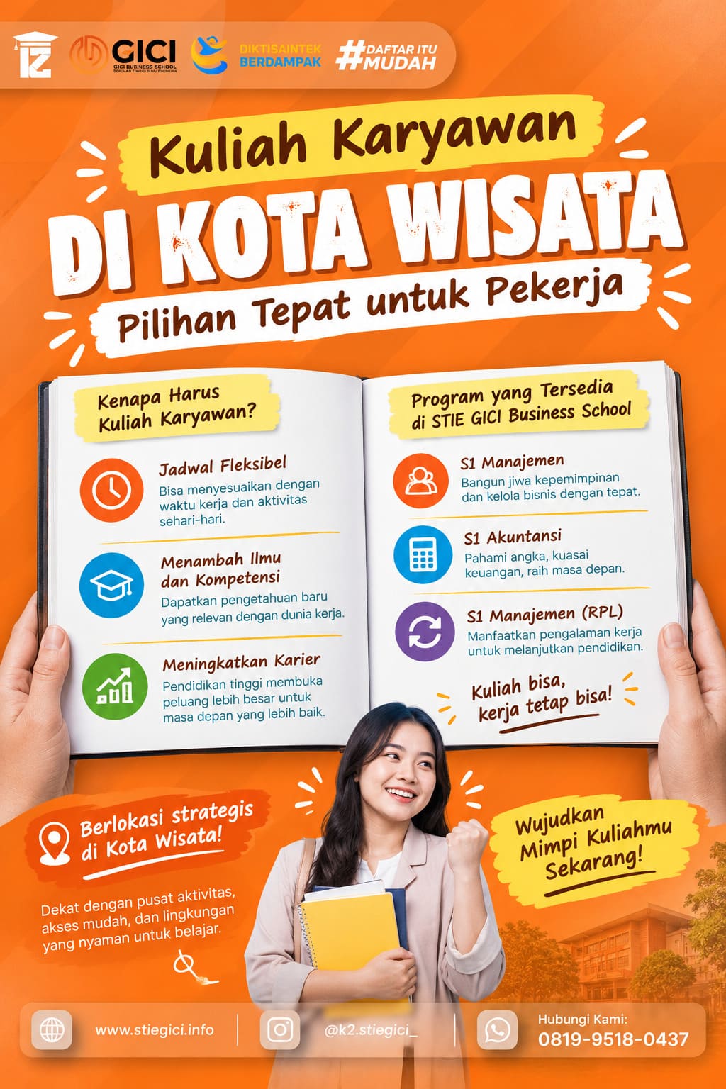 Kuliah Karyawan di Kota Wisata Pilihan Tepat untuk Pekerja