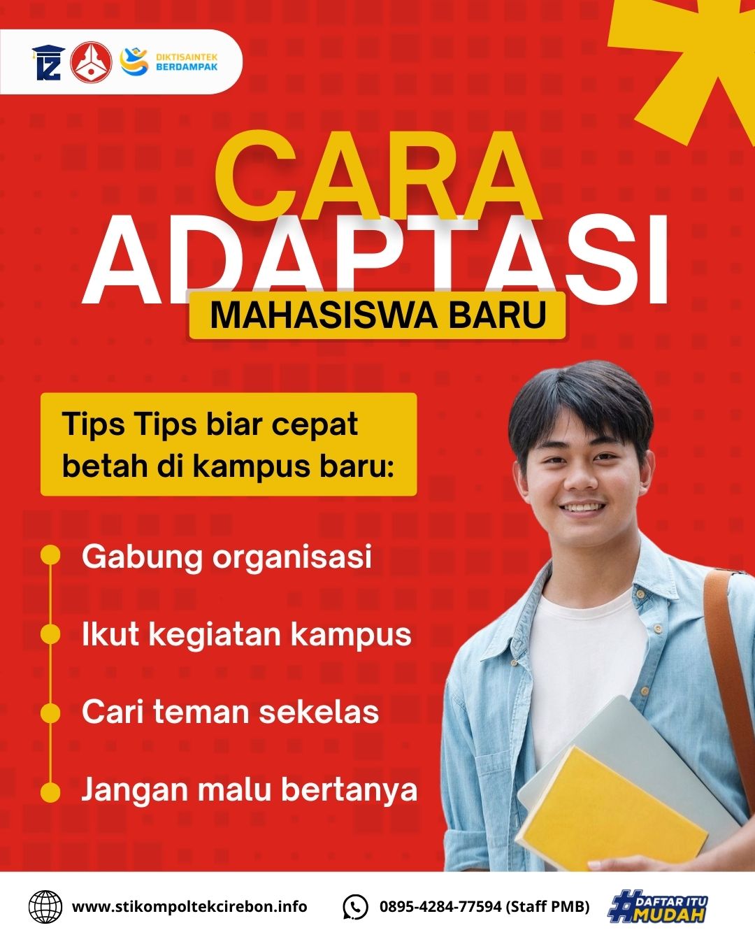 Tips adaptasi mahasiswa baru di STIKOM Poltek Cirebon