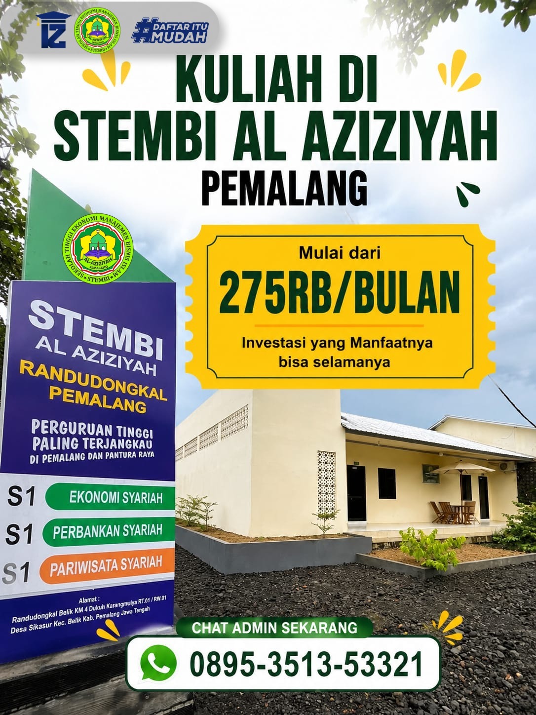 Kuliah Kelas Karyawan di Kampus Stembi Al Aziziyah Randudongkal Pemalang