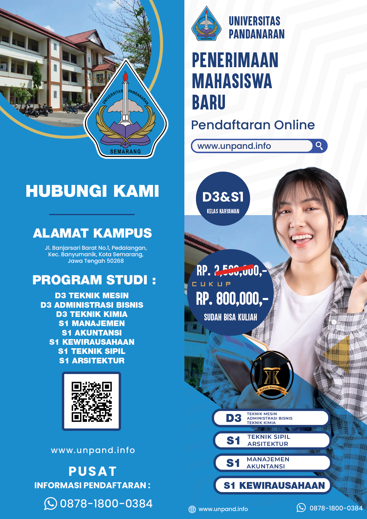 Penerimaan Mahasiswa Baru Universitas Pandanaran