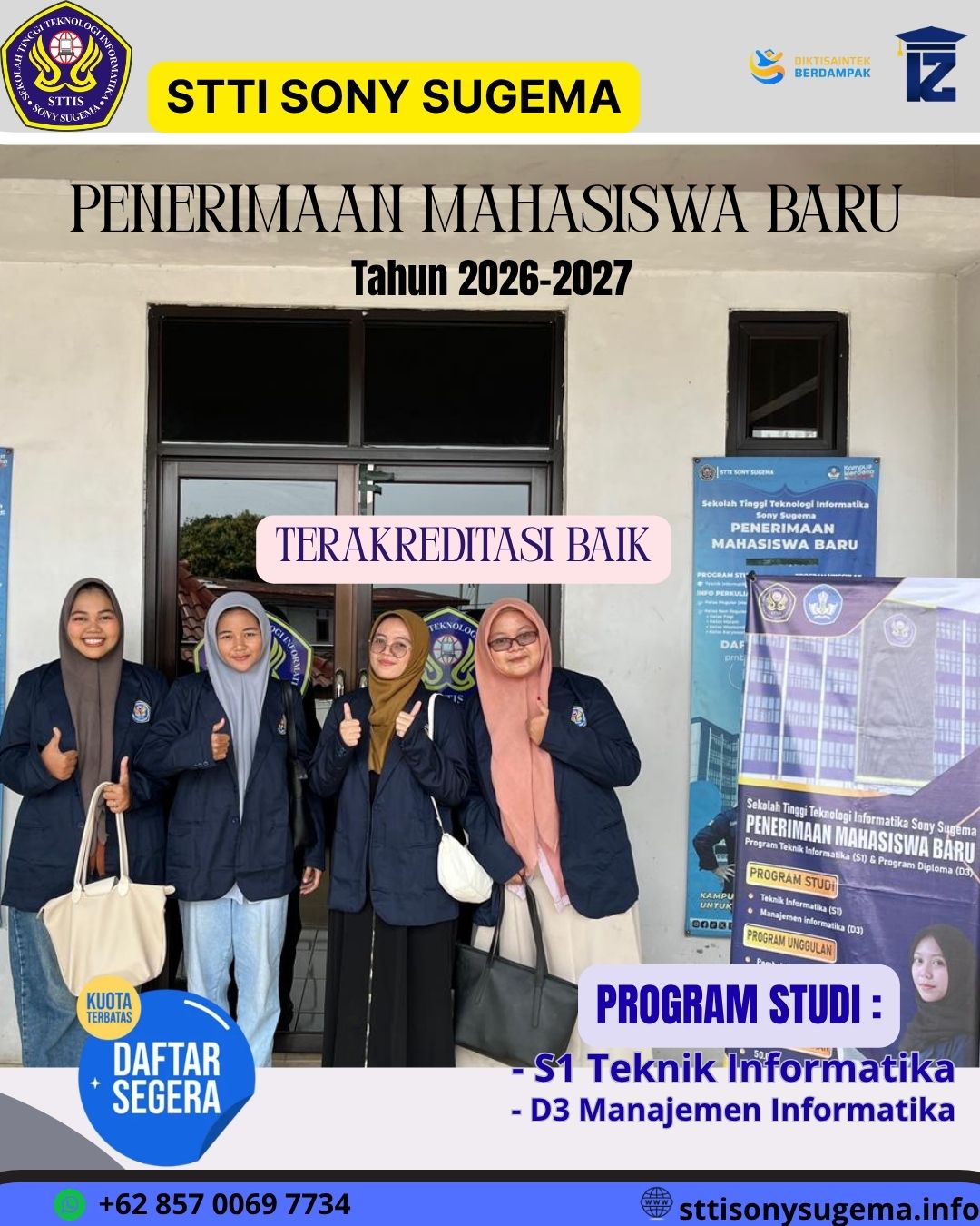 Penerimaan Mahasiswa Baru STTI Sony Sugema Karawang kelas karyawan