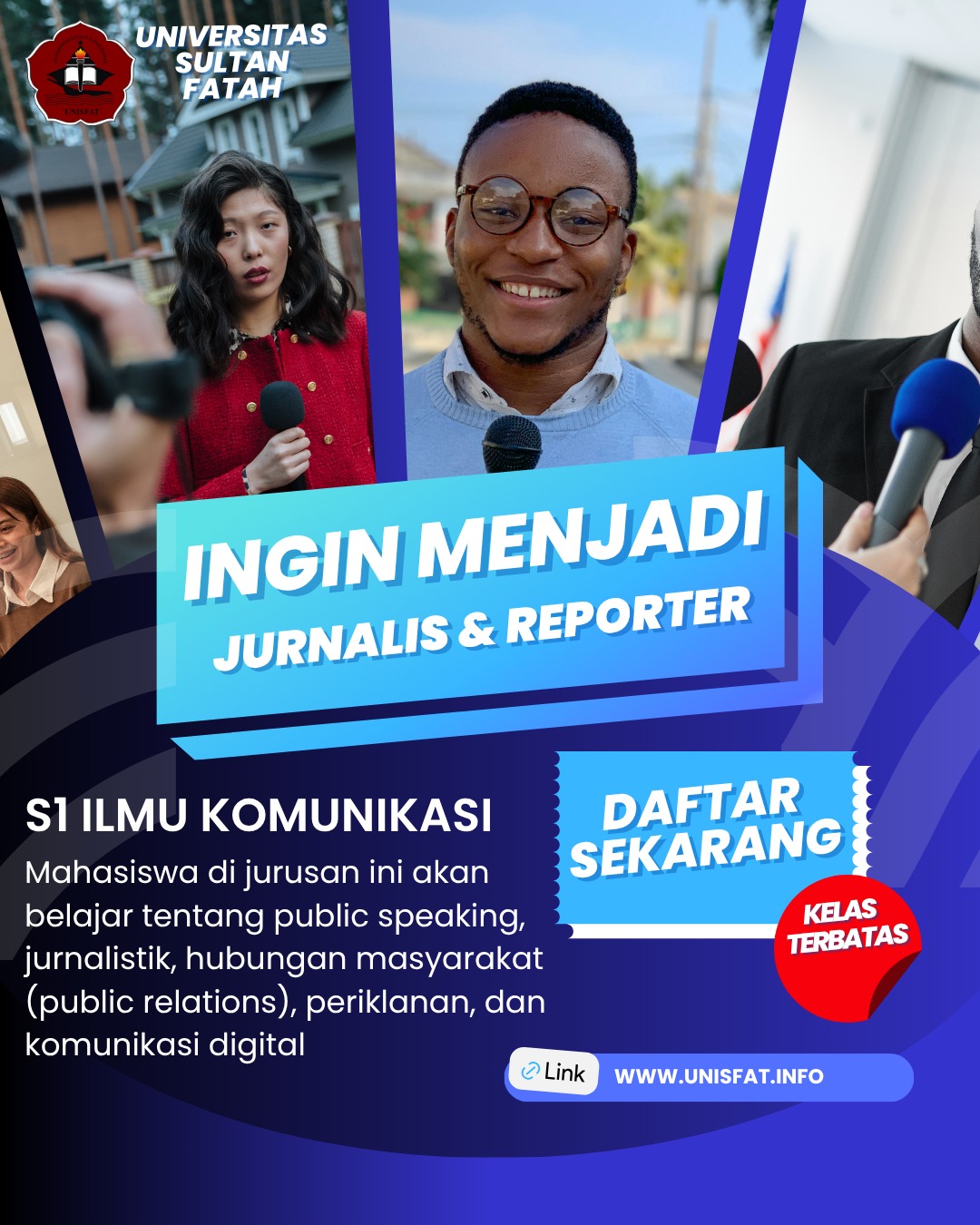 Ingin Menjadi Jurnalis atau Reporter Gabung di Jurusan Ini