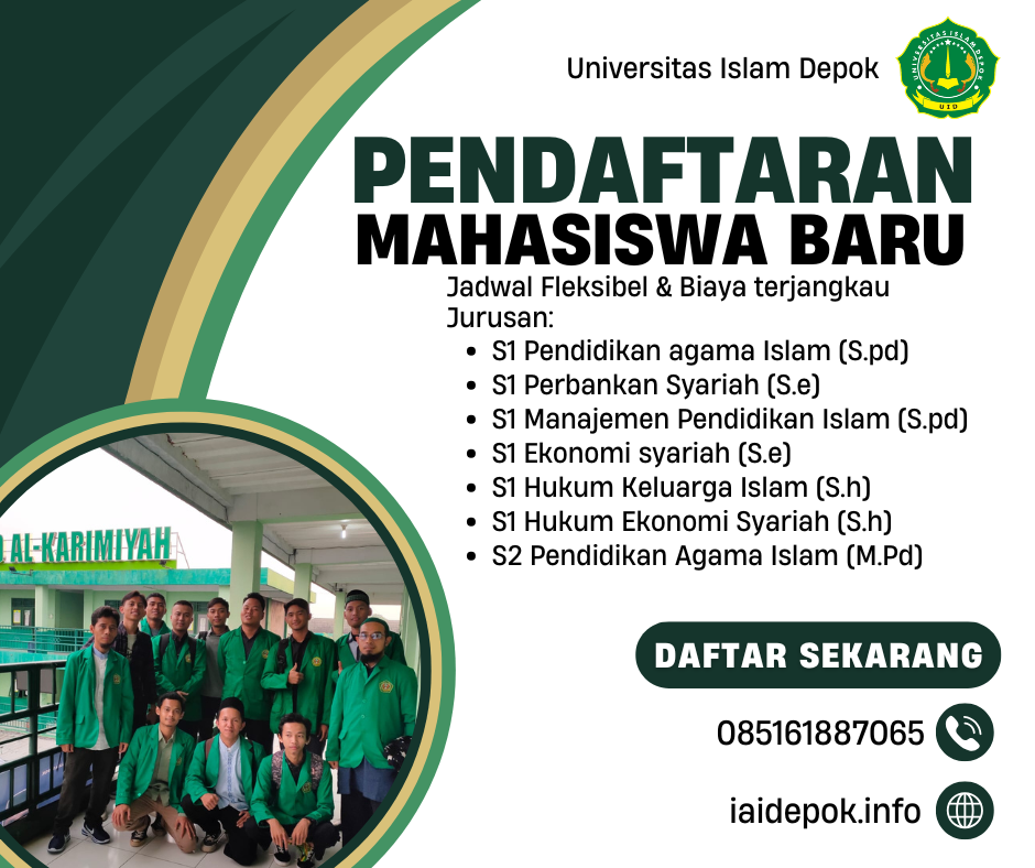 Kuliah Dan Kerja di Universitas Islam Depok Sekarang Tersedia Kelas Karyawan