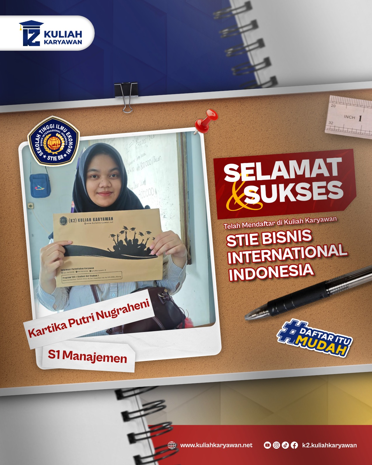 Ayo Daftar Kuliah Kelas Karyawan di Kampus STIE BII 