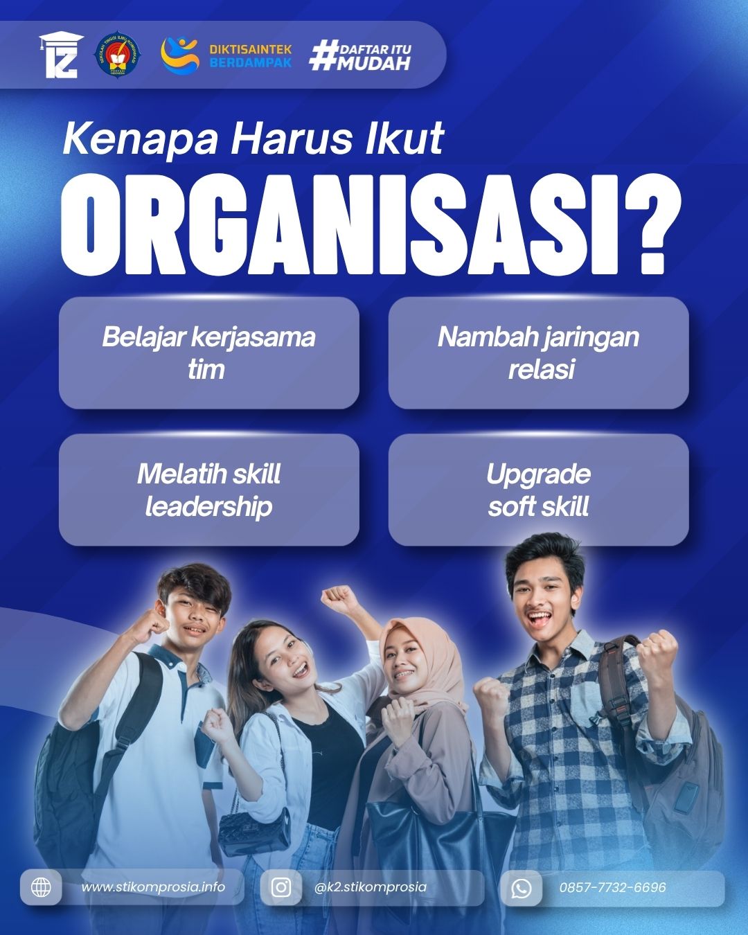 4 Alasan Mahasiswa Wajib Ikut Organisasi