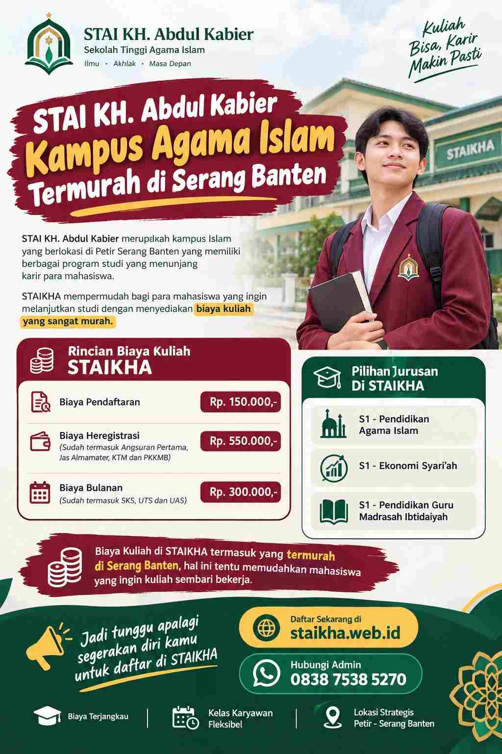 STAI KH Abdul Kabier Kampus Agama Islam Termurah di Serang Banten