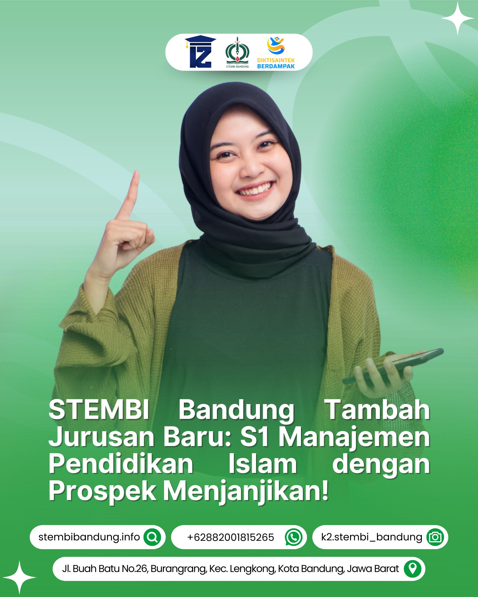 STEMBI Bandung Tambah Jurusan Baru S1 Manajemen Pendidikan Islam dengan Prospek Menjanjikan