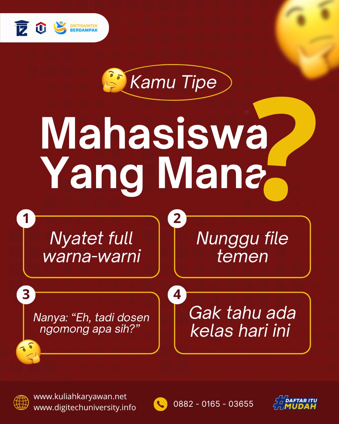 Kamu Tipe Mahasiswa yang Mana