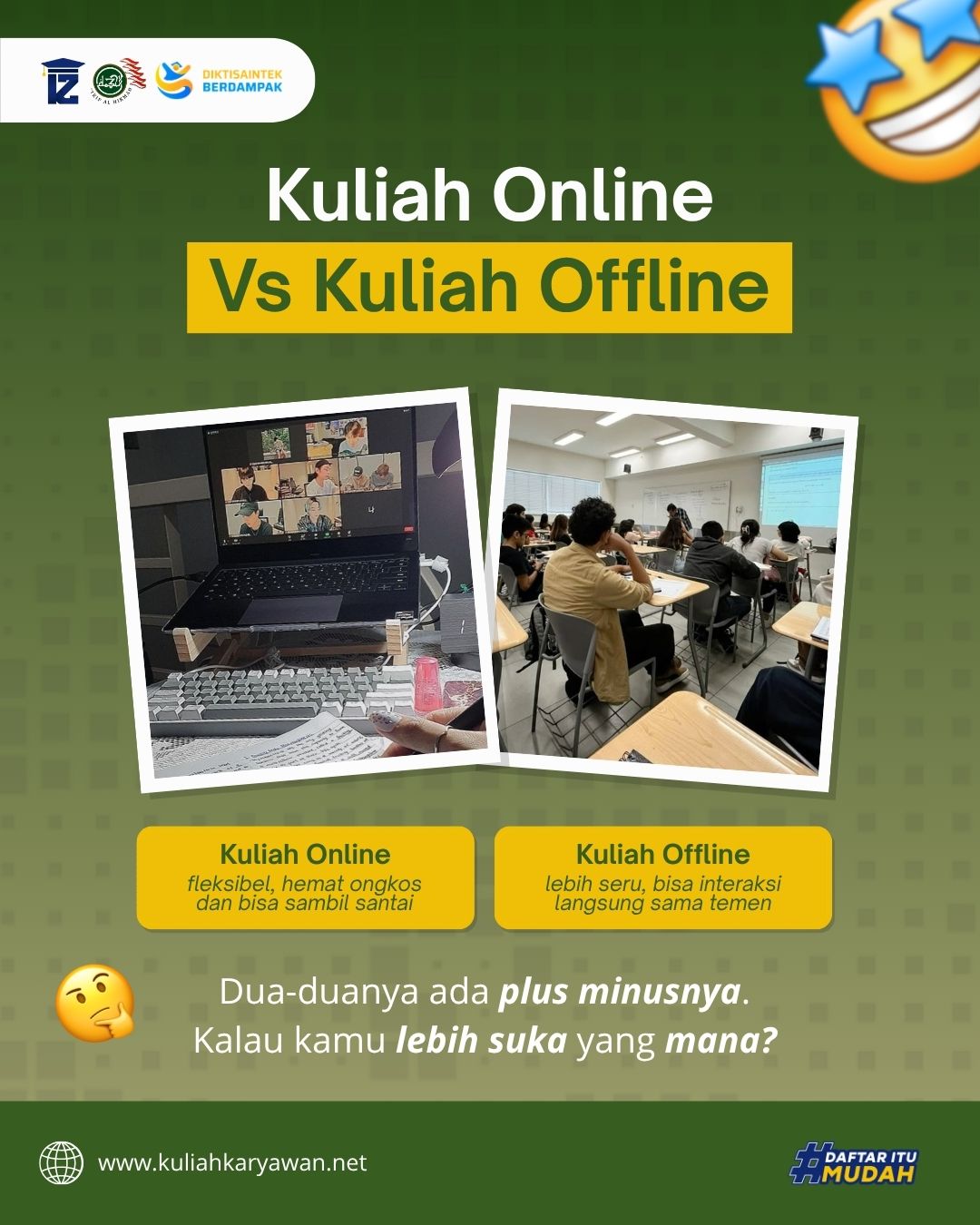 Mau Kuliah Online Maupun Offline Di STKIP Al Hikmah Solusinya Biaya Cuma 150Rb