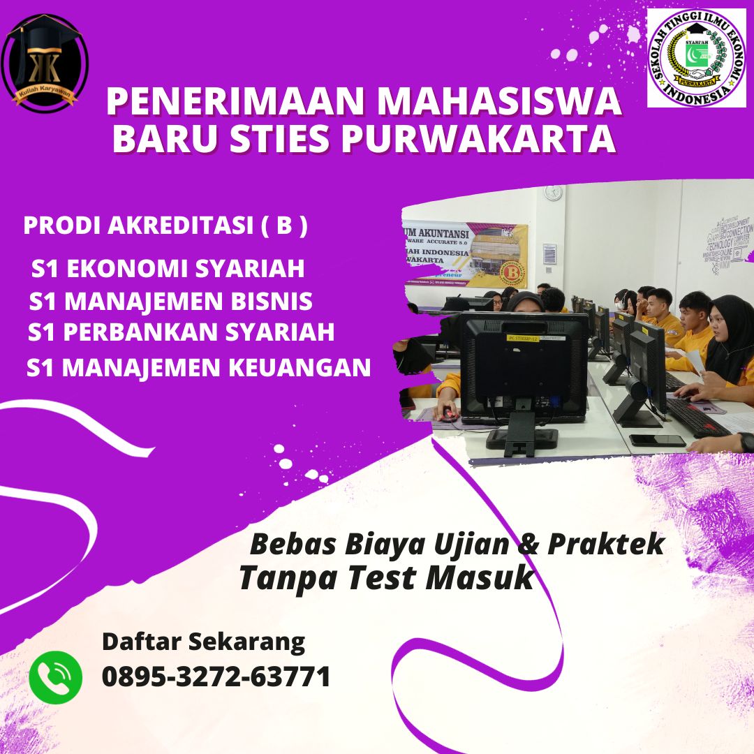 S1 Manajemen Keuangan Sekolah Tinggi Ilmu Ekonomi Syariah Indonesia Purwakarta