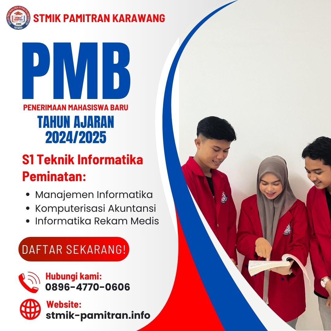 Penerimaan Mahasiswa Baru STMIK Pamitran Karawang