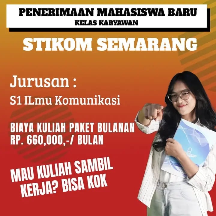 Biaya Pendaftaran Kuliah STIKOM SEMARANG