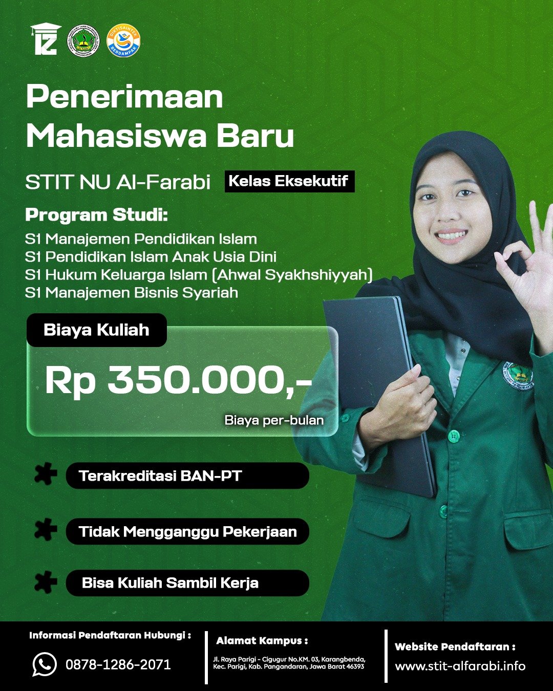 Kuliah Biaya Murah Daerah Pangandaran Hanya Di STITNU Al Farabi