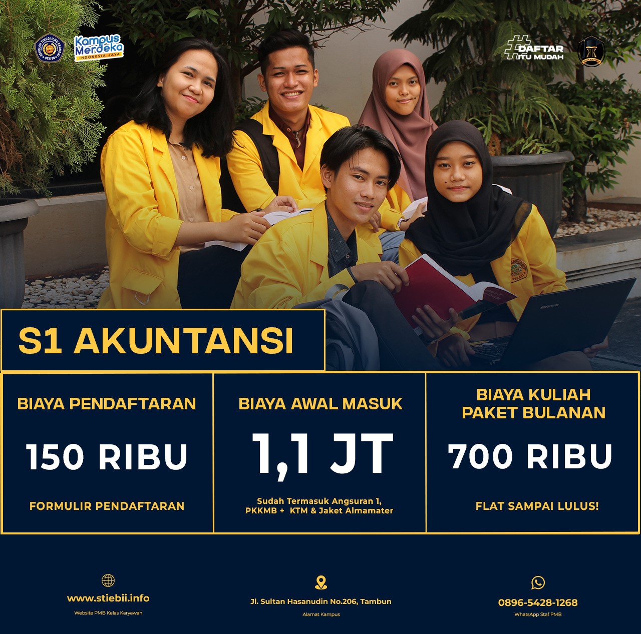 S1 Akuntansi di Bekasi Kuliah Kelas Karyawan STIE BII