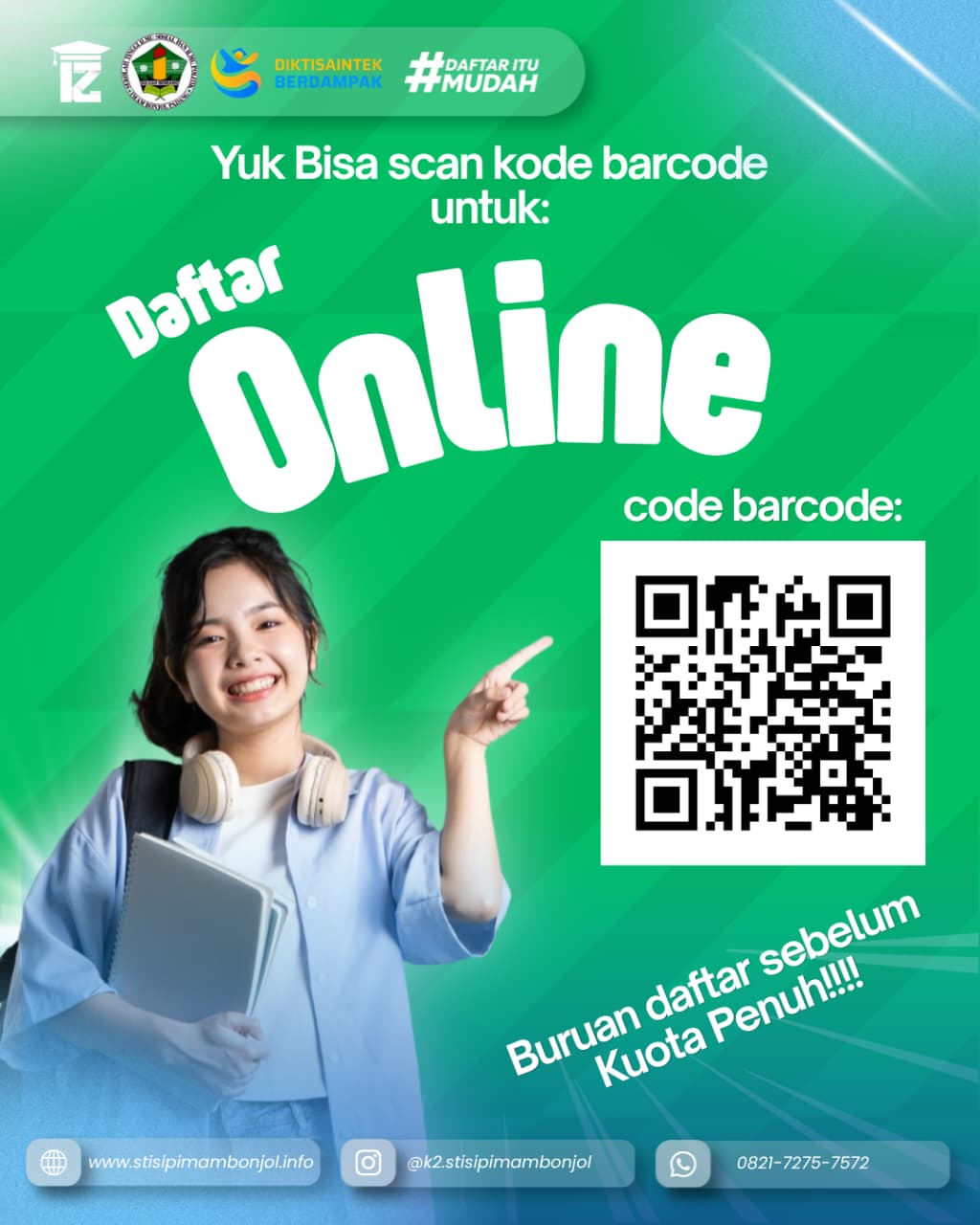 Daftar Kuliah Karyawan Secara Online Bisa Di STISIP Imam Bonjol Padang