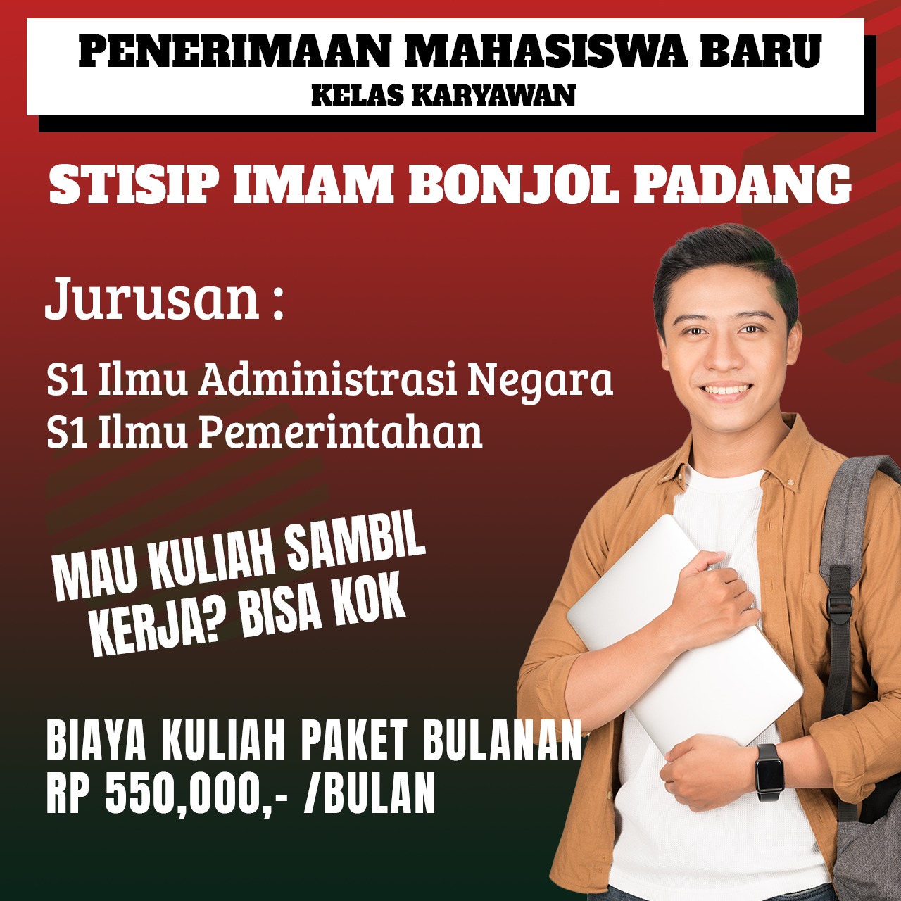 Jangan Tunda Sarjana Anda Dan Daftar Sekarang Di STISIP Imam Bonjol Padang