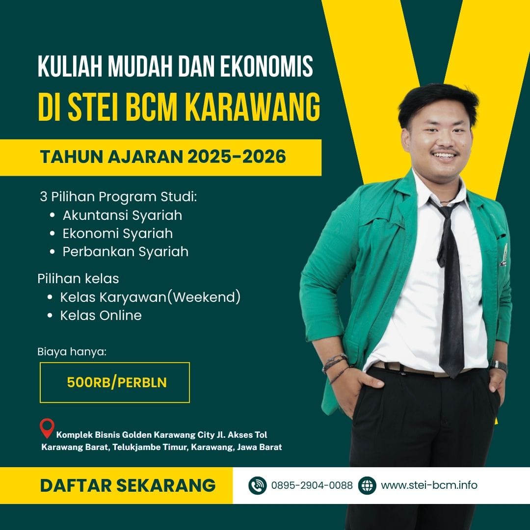 Kuliah Mudah dan Ekonomis di STEI BCM Karawang