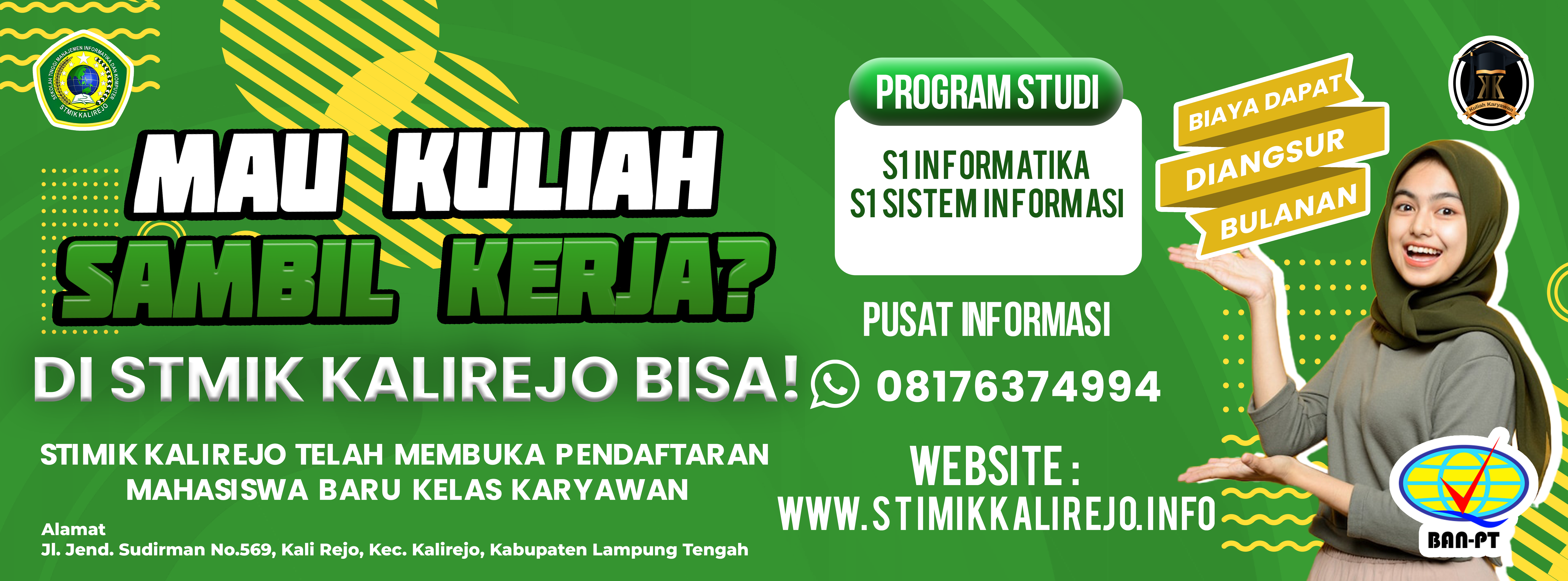 S1 Informatika Dan S1 Sistem Informasi di Lampung Tengah