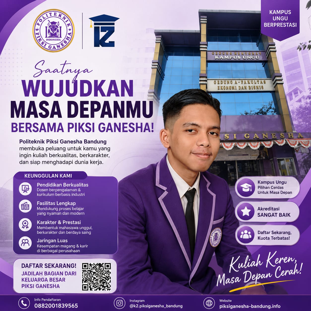 Kampus Kelas Online di Bandung Ya Kuliah Hybrid Berkualitas di Politeknik Piksi Ganesha Bandung