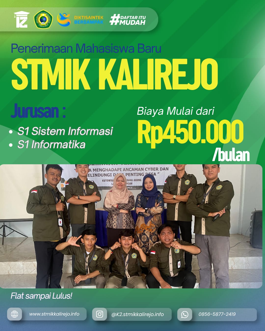 Kampus STMIK Kalirejo Perguruan Tinggi Terbaik Di Lampung Tengah