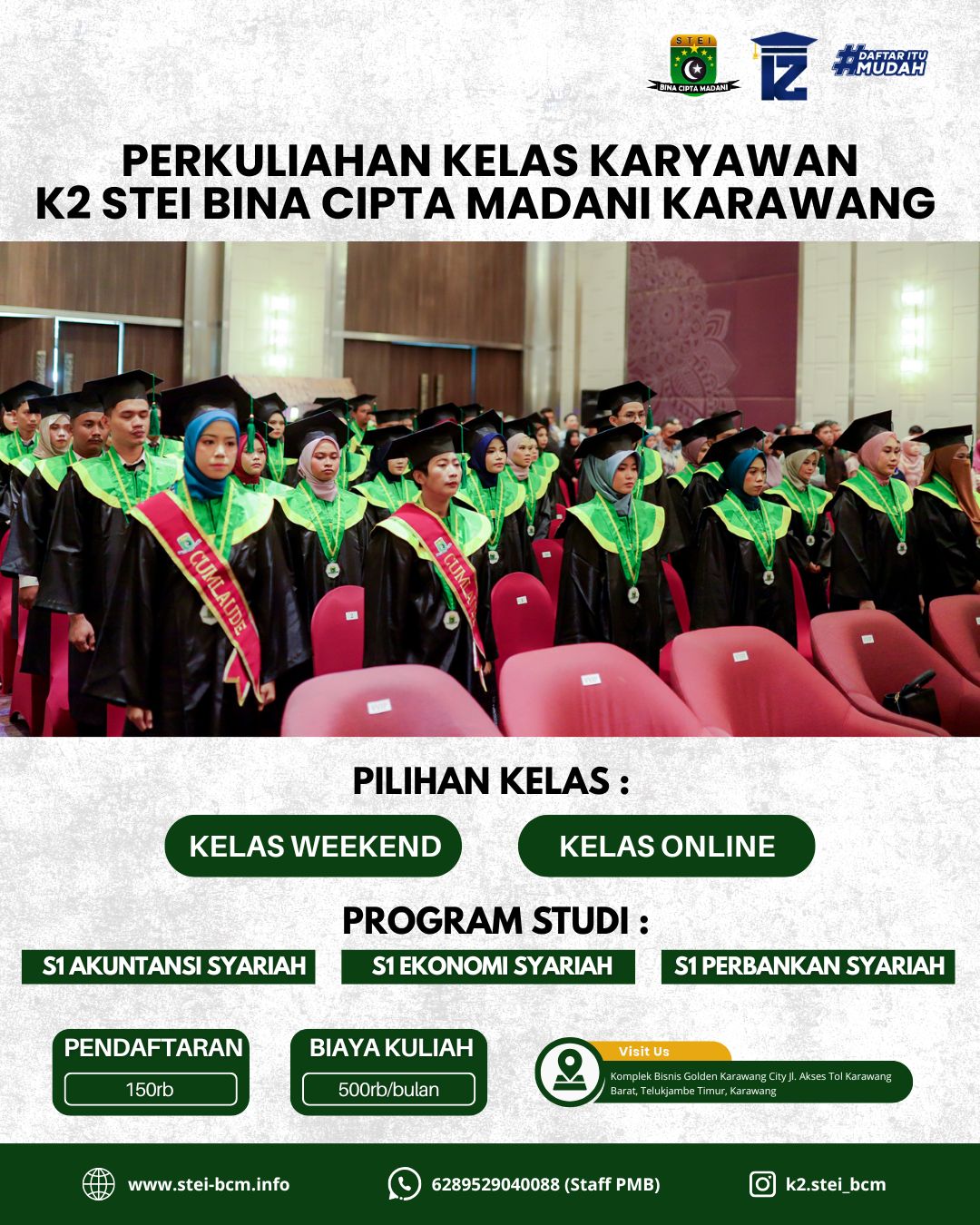 Perkuliahan Kelas Karyawan K2 STEI Bina Cipta Madani Karawang