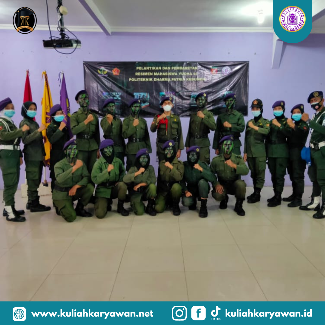 Resimen Mahasiswa Politeknik Piksi Ganesha Indonesia Kebumen
