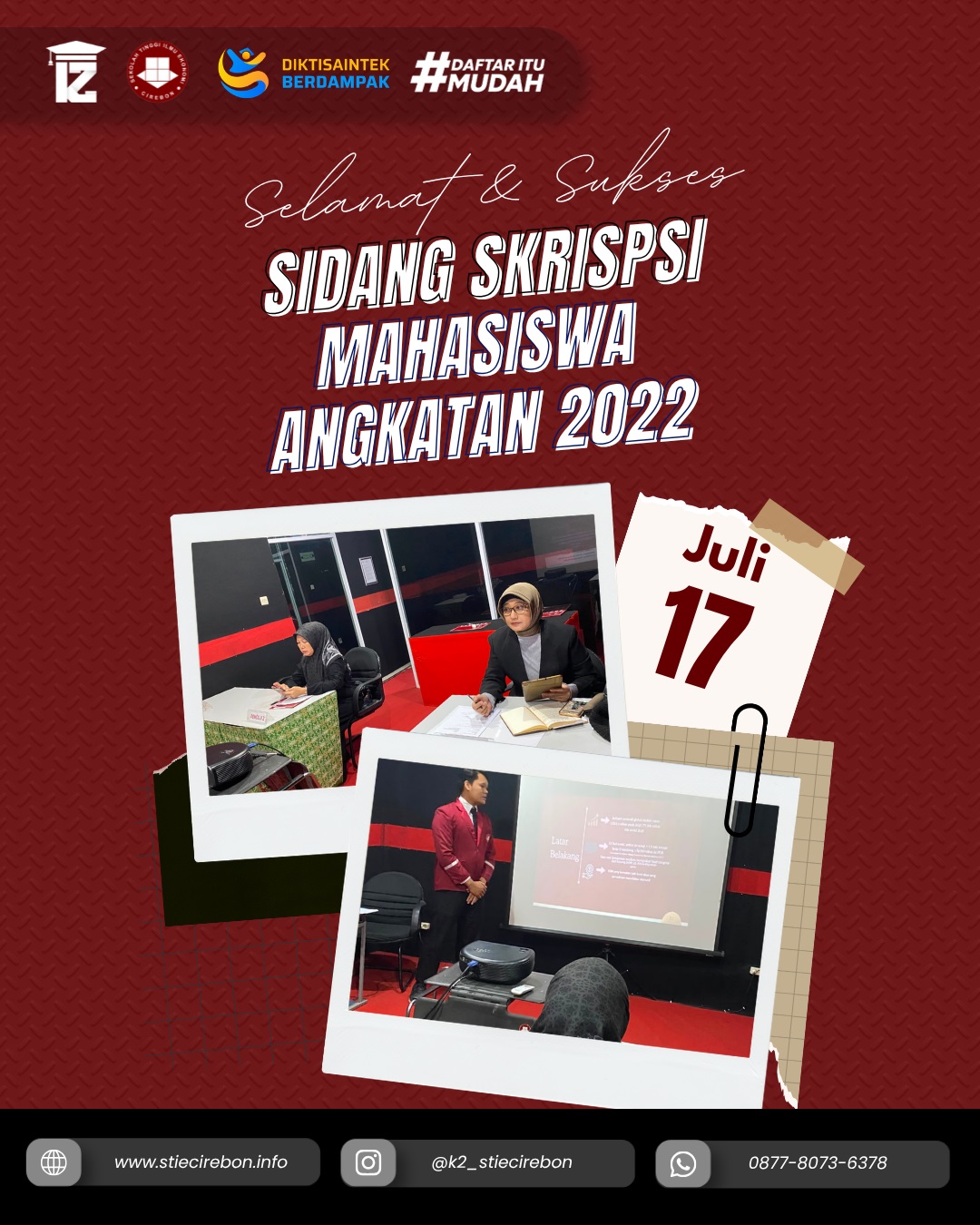 Sidang Skripsi Mahasiswa STIE Cirebon