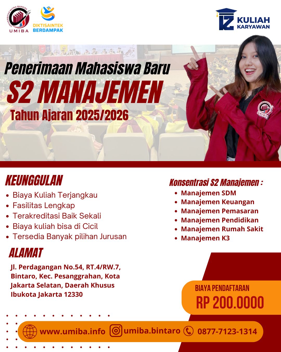 Kuliah S2 Di Kampus UMIBA Bintaro