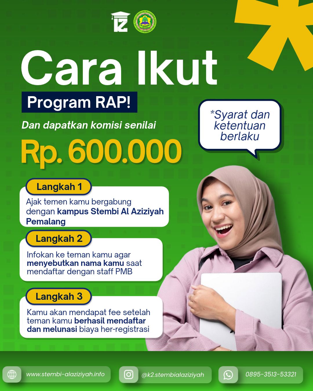 Cara Ikut Program RAP Stembi Al Aziziyah Randudongkal Pemalang