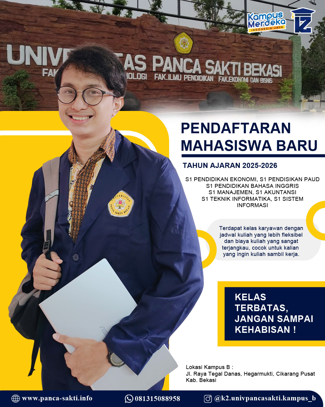 Kembangkan Karir Dengan Kuliah di Universitas Panca Sakti
