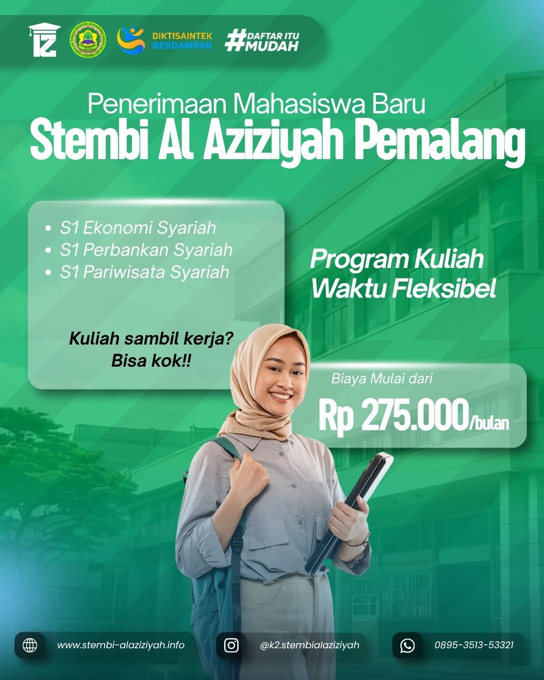 Kuliah Bisa Sambil Kerja di Kampus Stembi Al Aziziyah Pemalang