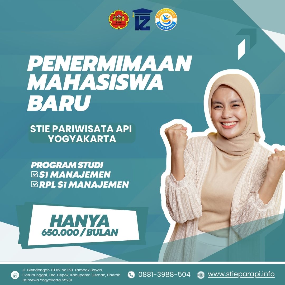 Kuliah Sambil Kerja Lebih Mudah di STIE Pariwisata API Yogyakarta dengan Karyawan K2