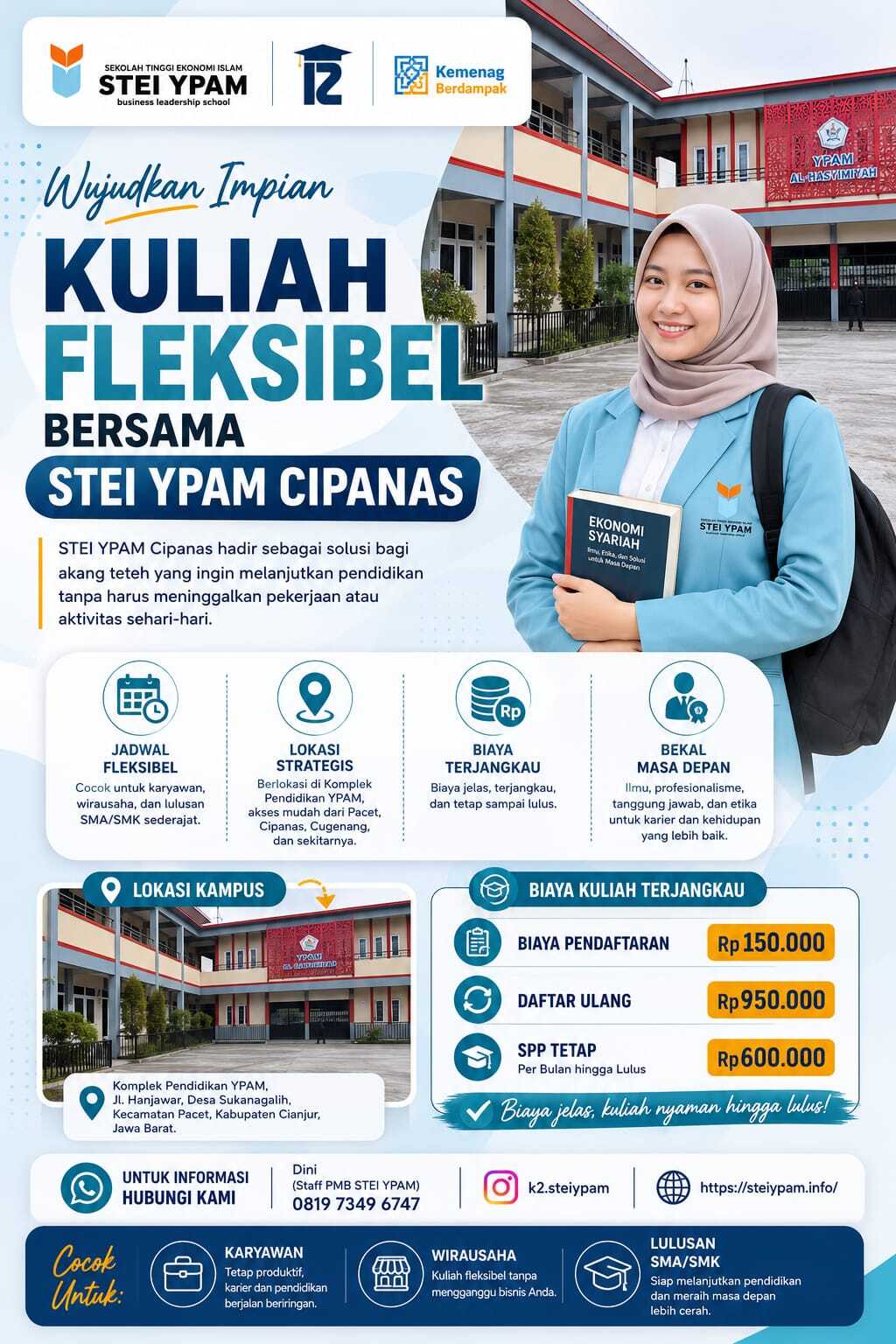 Kuliah Berkualitas Kini Lebih Hemat Bersama STEI YPAM
