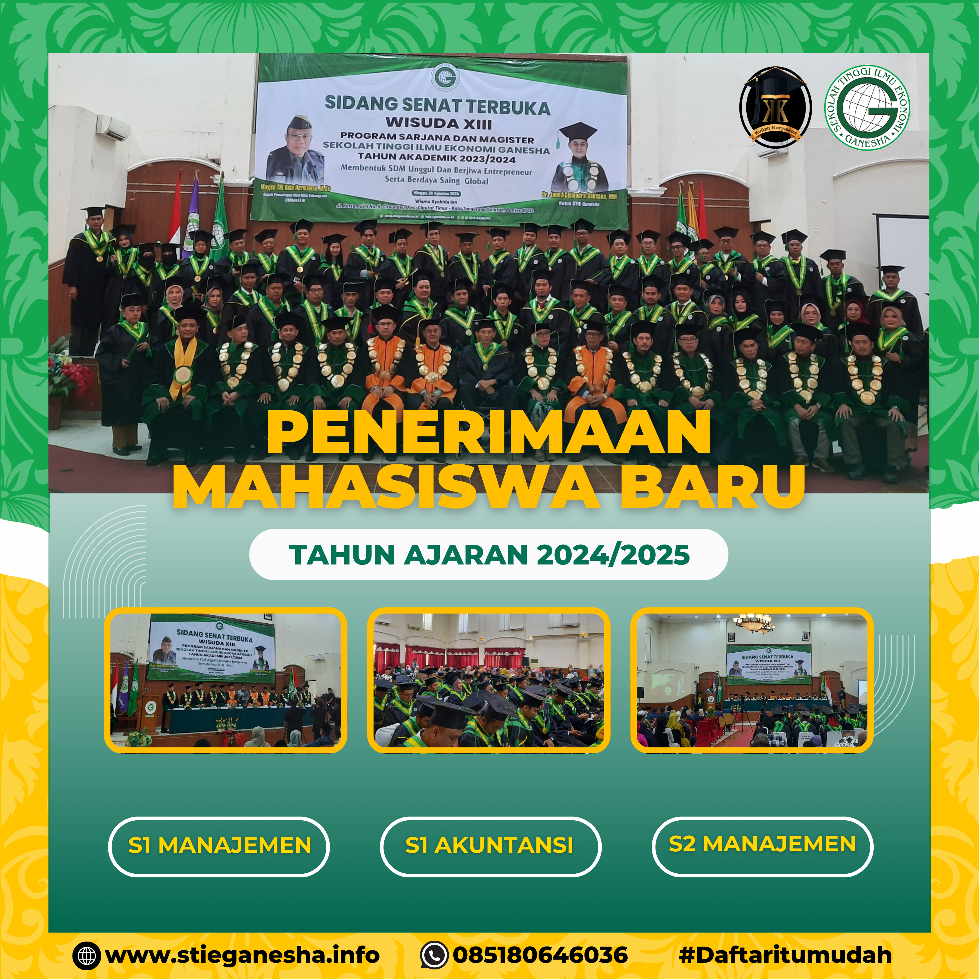 STIE Ganesha Tersedia Fasilitas Kampus Yang Lengkap
