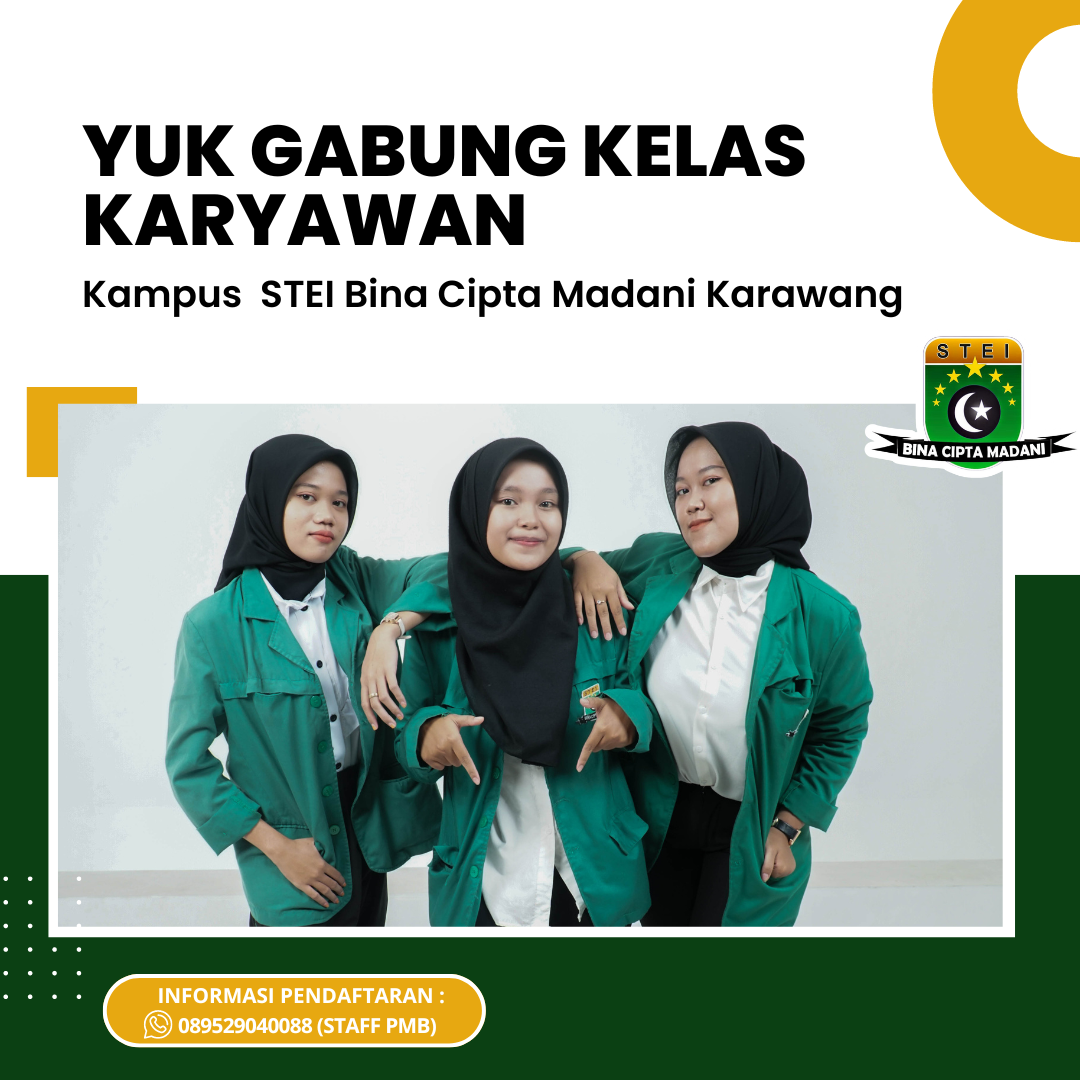 Pendaftaran Kelas Karyawan kampus STEI BCM Karawang
