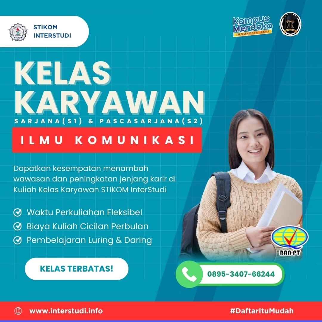 Bangun Karier Sekaligus Pendidikan Bersama Kelas Karyawan STIKOM InterStudi