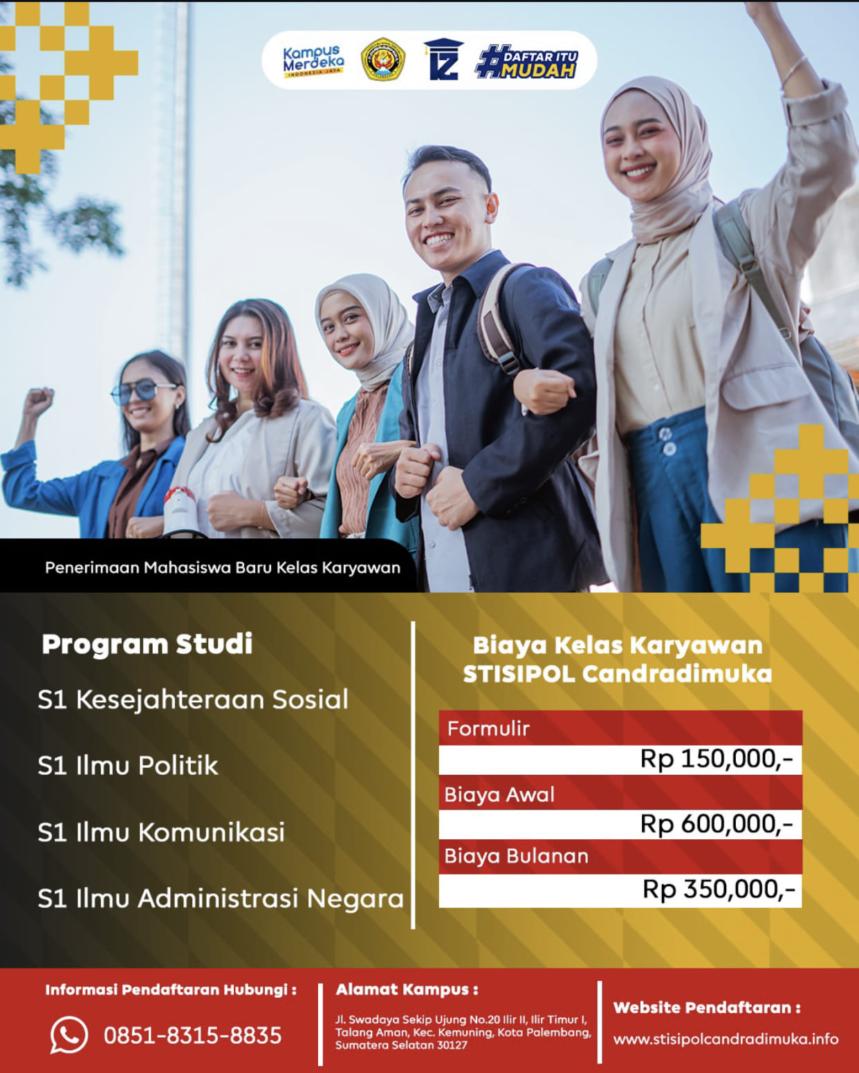 Stisipol Candradimuka Kampus FISIP Terbaik di Kota Palembang