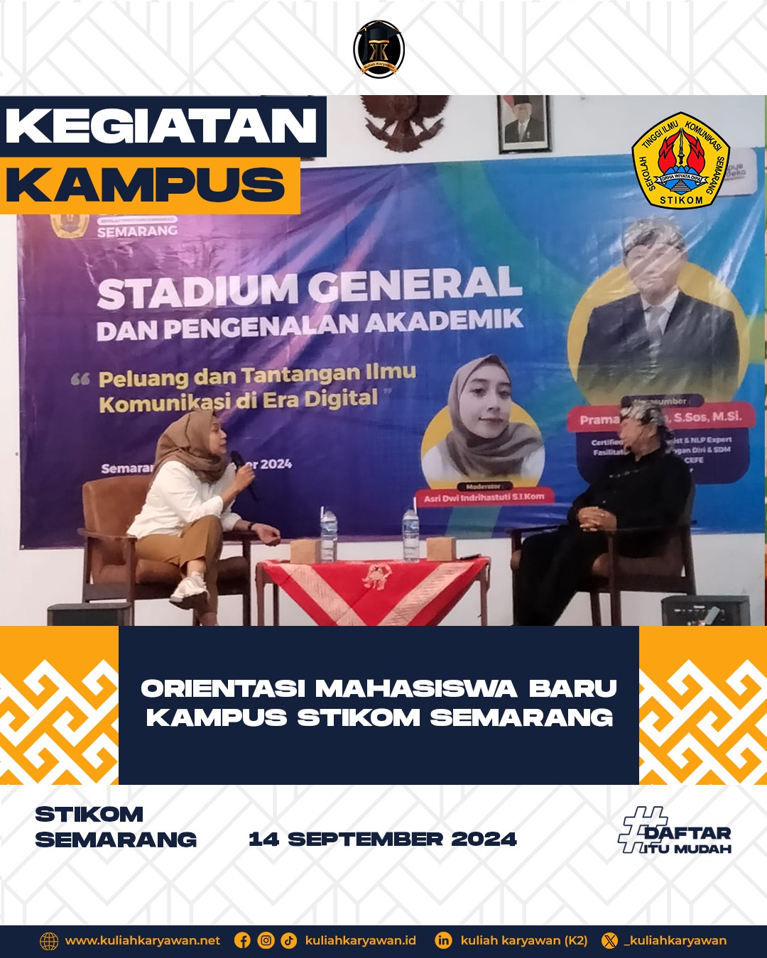 Kegiatan Mahasiswa di STIKOM Semarang