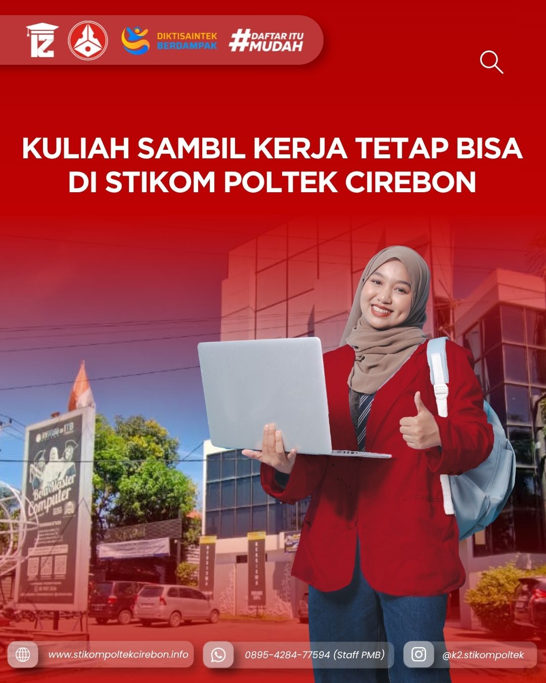 Kuliah sambil kerja tetap bisa di STIKOM Poltek Cirebon