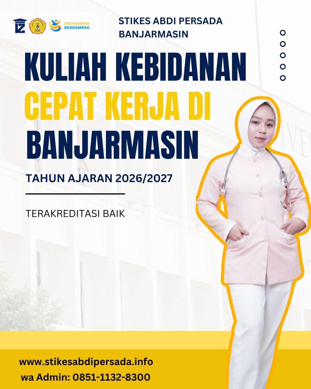 Kuliah D3 Kebidanan Cepat Kerja di STIKES Abdi Persada Banjarmasin