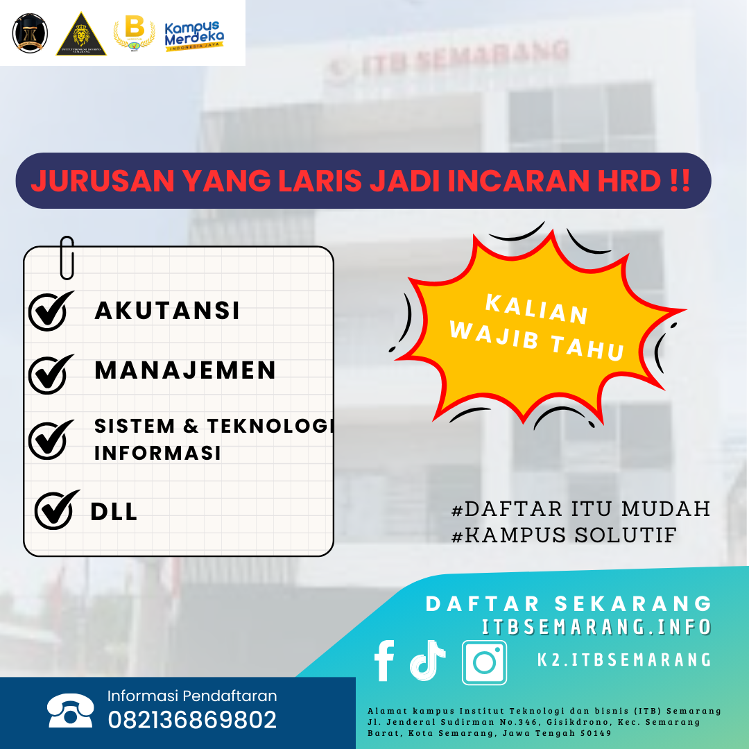 Kuliah Di ITB Semarang Siap Jadi Konsultan Pajak