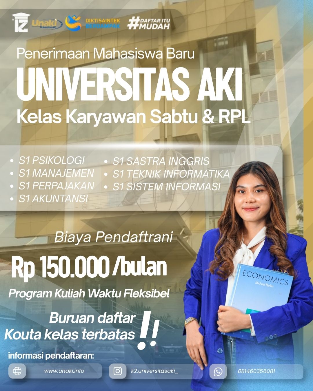 Informasi Kuliah Murah Di K2 UNAKI Semarang