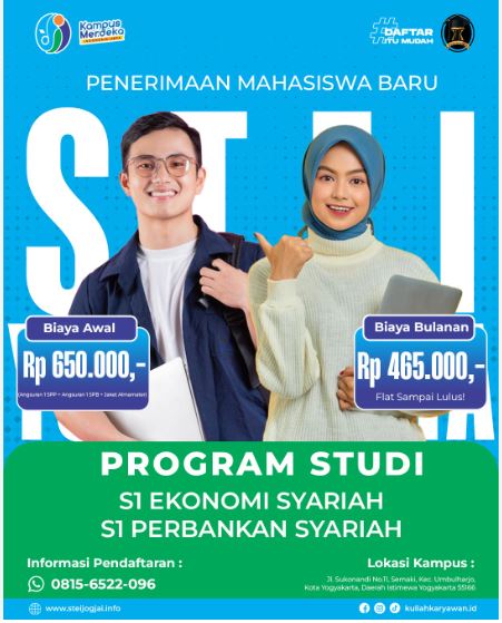 Biaya PMB STEI Yogyakarta Yang Terjangkau
